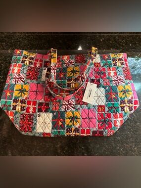 Vera Bradley Quilted Tote in Under the Tree print